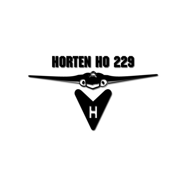 Ho 229 Horten flying wing prototype Luftwaffe H IX airplane jet 20x11cm A5007