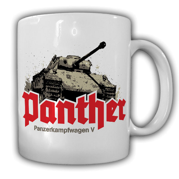 Panzerkampfwagen V Panther SdKfz deutscher mittlerer Kampfpanzer - Tasse #13211