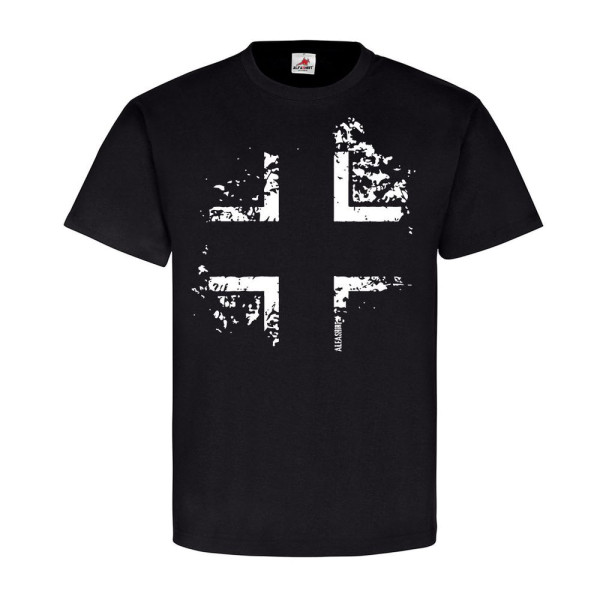 Wh Balkenkreuz Kreuz Symbol Zeichen Panzer Flugzeug Kennung T-Shirt #22296