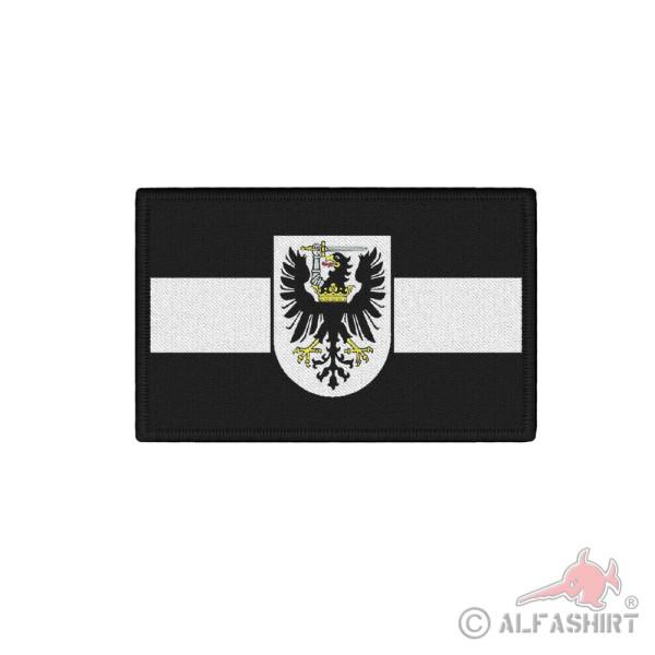 Patch Westpreußen Flagge Wappen Klett Uniform Heimatliebe Abzeichen Adler#37788