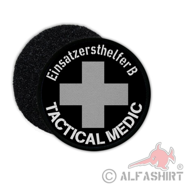 Patch Einsatzhelfer B Tactical Medic Sanitäter Polizei Mediziner Kreuz #31765