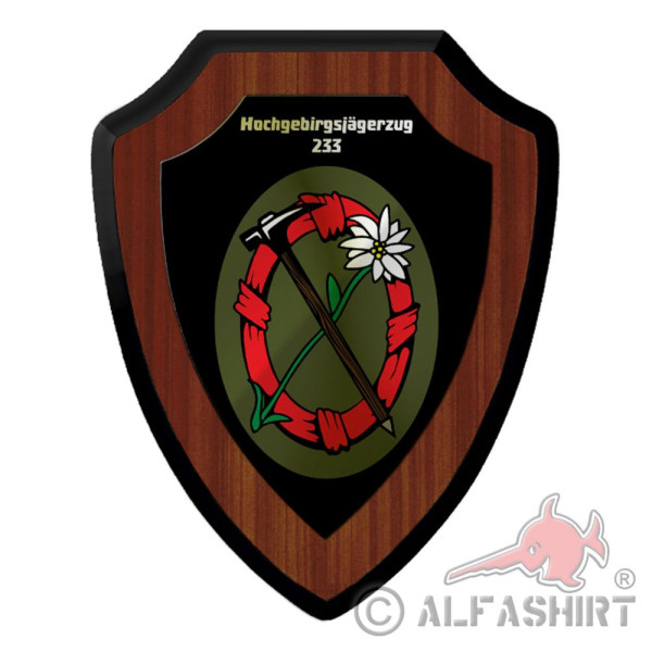 Coat of arms shield high mountain hunter train 233 high train special train #40657