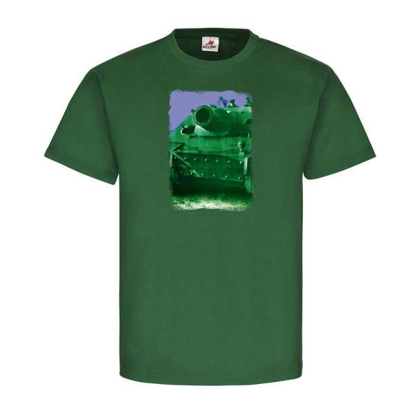 Panzer Kurzes Rohr Militär WOT WW2 2WK Heer Koloriert Alfashirt T-Shirt #20981