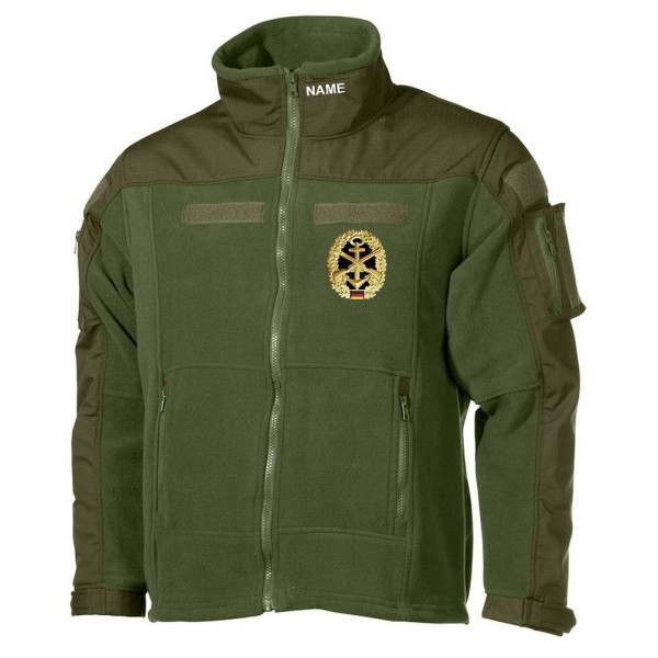 Combat fleece jacket Marine guards Navy FREE NAME Bundeswehr # 30486