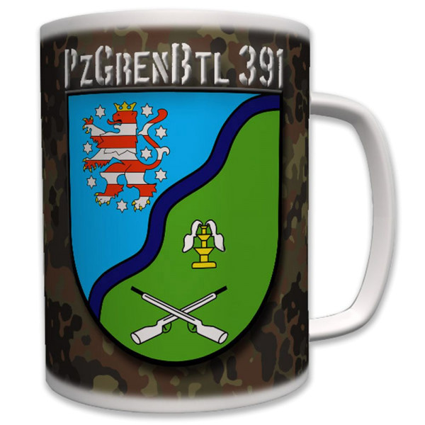 PzGrenBtl 391 Panzergrenadierbataillon Bundeswehr Bw Heer - Tasse #6962