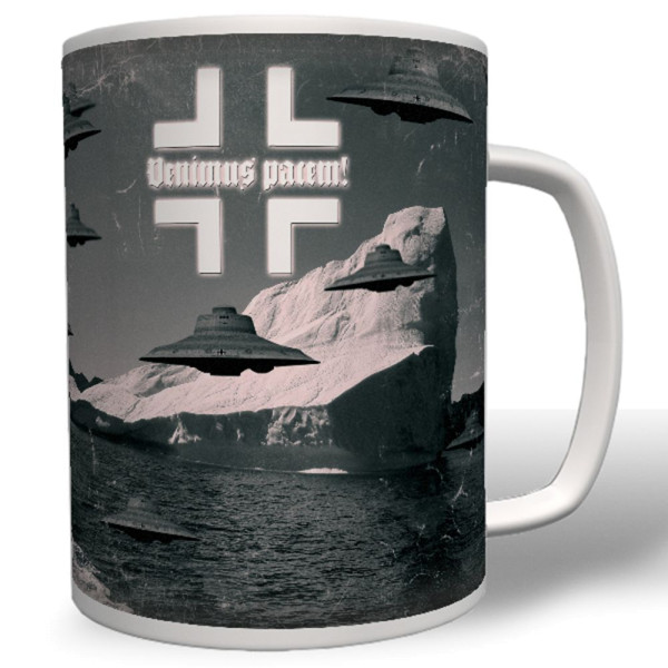 Haunebu Antarktis Ufo Flugscheibe Kaffee Tasse #4736