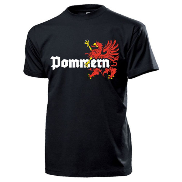 Pommern Wappen Abzeichen Emblem Logo Deutschland Greif - T Shirt #13344