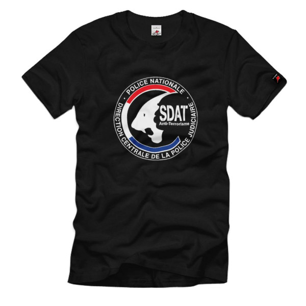 DCPJ SDAT special unit SEC Direction centrale de la Police Tee Shirt # 17583
