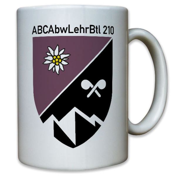 ABCAbwLehrBtl 210 Bundeswehr Wappen ABC Abwehr - Tasse #12767