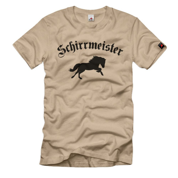 Schirrmeister mit Pferd Instandsetzer Bundeswehr - T Shirt #2747