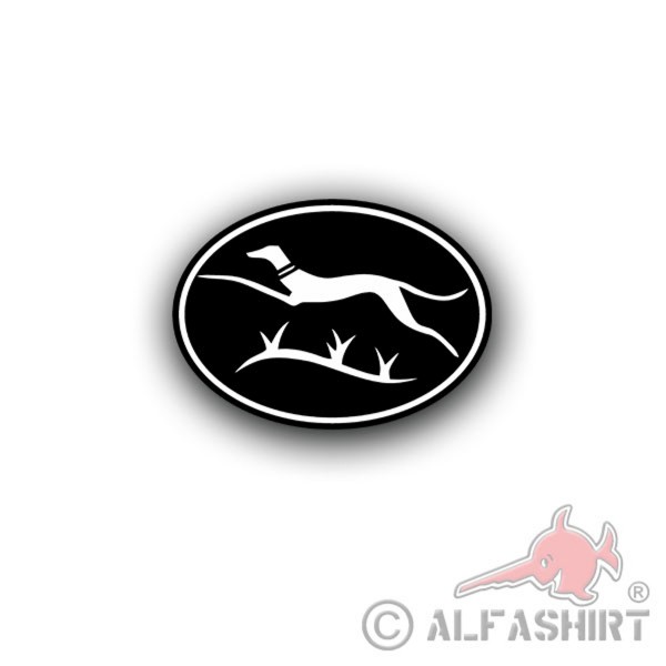 Sticker Greyhound Division 116 Pz Div Panzer Logo 13x9cm # A4425