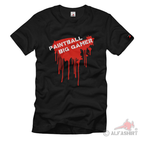 Paintball Big Game Hobby Sport Gotcha Leisure - T Shirt # 2104