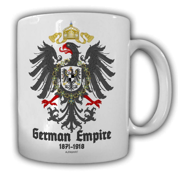 Tasse German Empire 1871–1918 Deutschland Wappen Wilhelm Preußen #25165