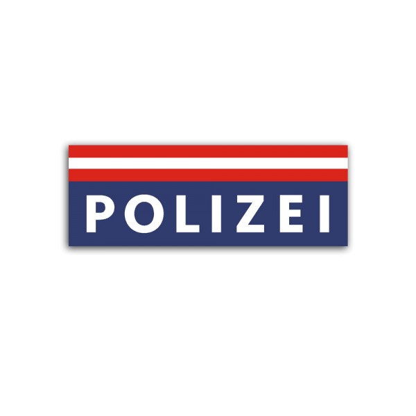 Polizei Österreich Aufkleber Sicherheitsbehörden Bundespolizei 15x5cm#A4069