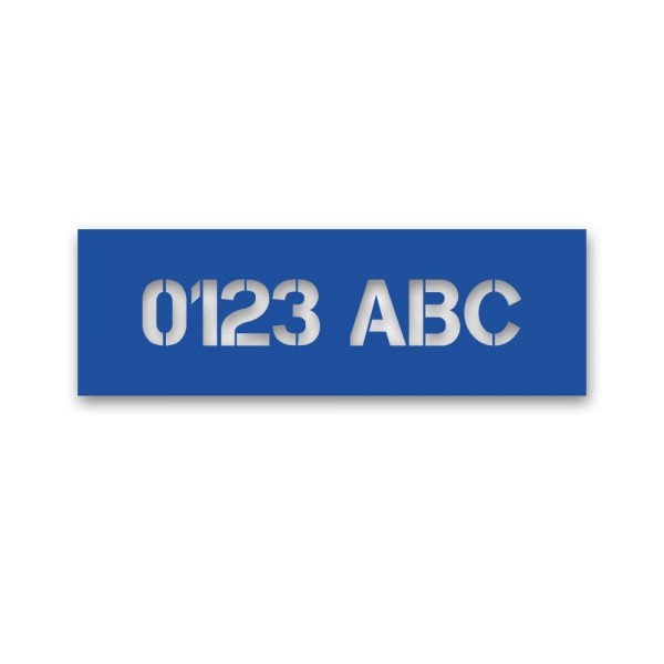 Schablonen-Aufkleber 8cm Text Höhe Aufkleber personalisieren 10 ZEICHEN#A5658