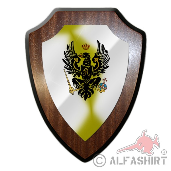 Heraldic shield Kingdom of Prussia Prussian eagle Eagle Kingdom Embem # 27024