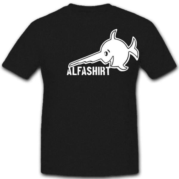ALFASHIRT Logo Atlantik Sägefisch weiß U 96 - T Shirt #4569