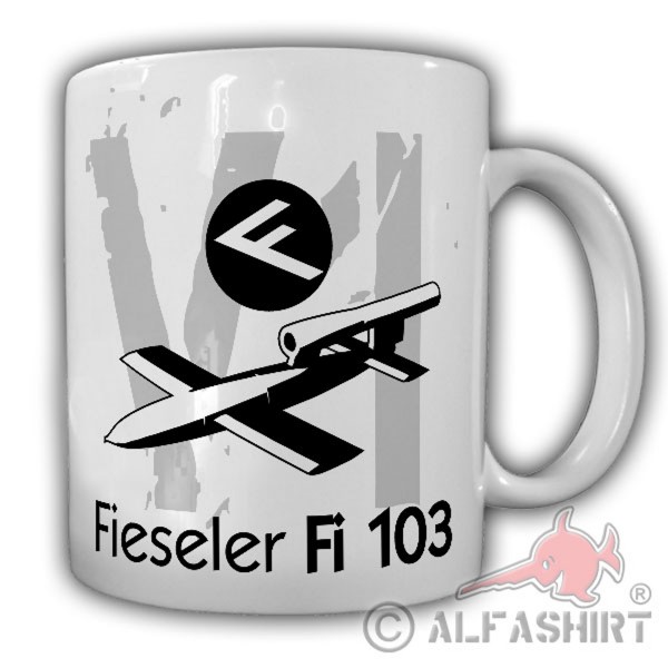 V1 Fieseler Fi 103 Rakete Flügelbombe Wunderwaffe Pennemünde Eifel Tasse #25859