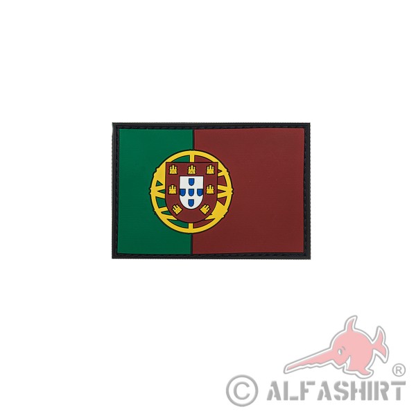 Patch Portugal 3D Rubber Portugal Flagge Flag Morale Land Einheit BW #32085
