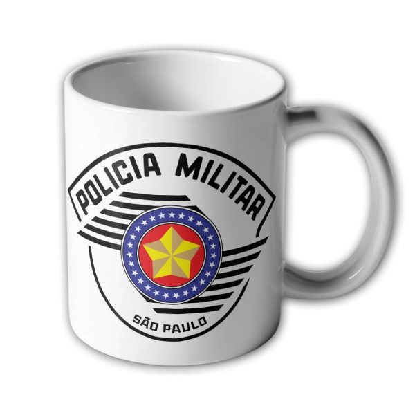 Tasse PMESP Polícia Militar do Estado de São Paulo MP Militär Brasil #33554