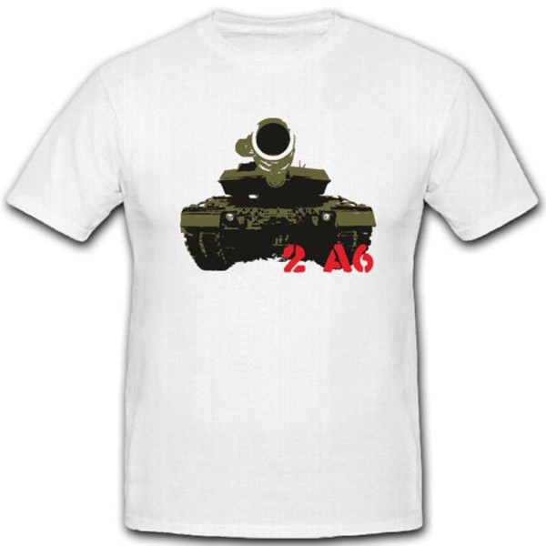 2 A6 deutscher Panzer Militär Bundeswehr Bw Streitkräfte Abwehr - T Shirt #3260