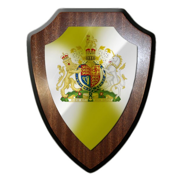 Wappenschild Vereinigtes Königreich Wappen Wandschild United Monarchie #20472