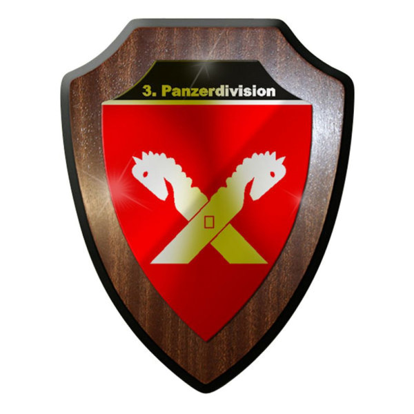 Wappenschild / Wandschild / Wappen - 3.PzDiv Panzerdivision Bundeswehr Heer#8363