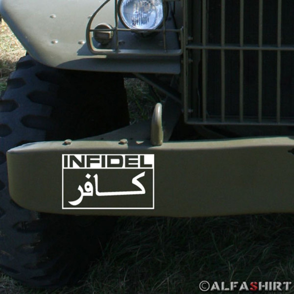 Sticker Sticker Infidel Infidel Crusader Crusader Soldiers 10x6cm # A069