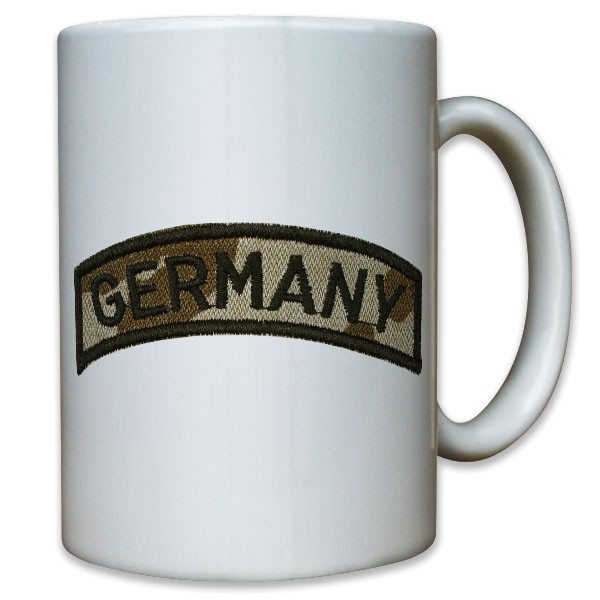 Abzeichen Germany Aufnäher Afghanistan Wüstentarn Kombatant BW - Tasse #10932