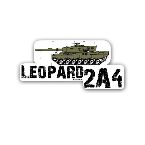 Leopard 2A4 sticker Leo Panzer Bundeswehr 20x9cm A5388