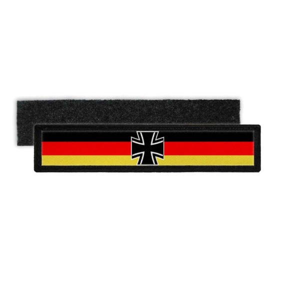PatchBW Deutschland Namenschild Bundeswehr schwarz rot gold Klett #25146