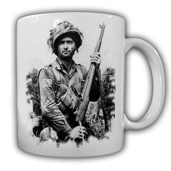 Tasse Us Soldat Kaffeebecher Stahlhelm Airborne Militär Willys M1#22127