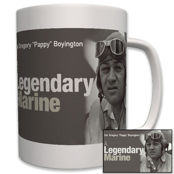 Col Gregory Pappy Boyington 1944 World War II ace and leader - Tasse #7567