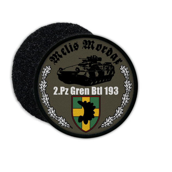 Patch 2 PzGrenBtl 193 Panzergrenadier Kompanie Bundeswehr SPz Aufnäher #23603