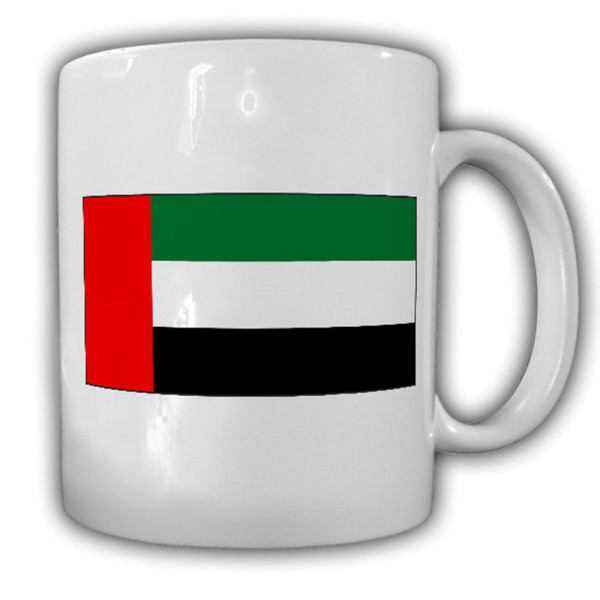 Tasse Vereinigte Arabische Emirate Fahne Flagge Kaffee Becher #14020