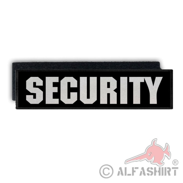 Rückenpatch Security Sicherheitsdienst Cybersecurity Business Police #33499