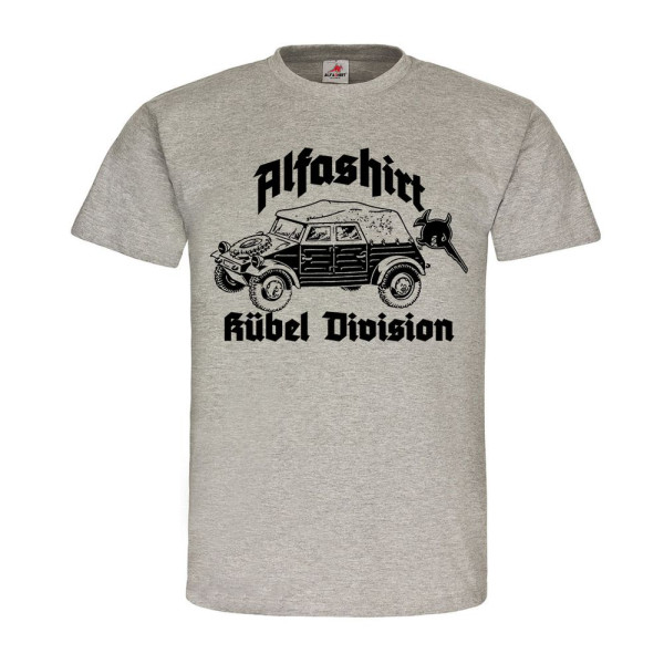 Alfashirt Kübel Division Kübelwagen Typ82 Oldtimer Fan Treffen T-Shirt #20329