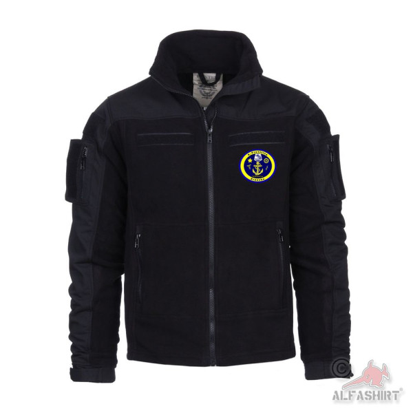 Fleece jacket 6 Flotille Dranske Volksmarine NVA DDR Marine Coat of Arms #41058