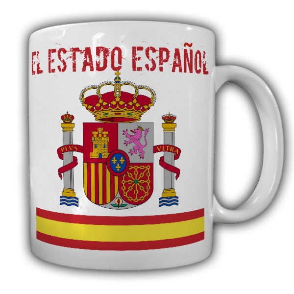 Tasse El Estado español España Republik Königreich Spanien Wappen #22837