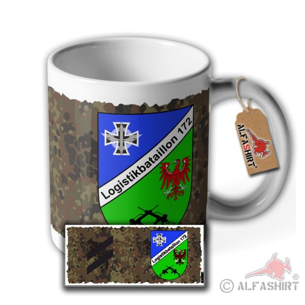 Cup of Obergefreiter Logistikbataillon 172 Wappen LogBtl Coffee Tea # 35761