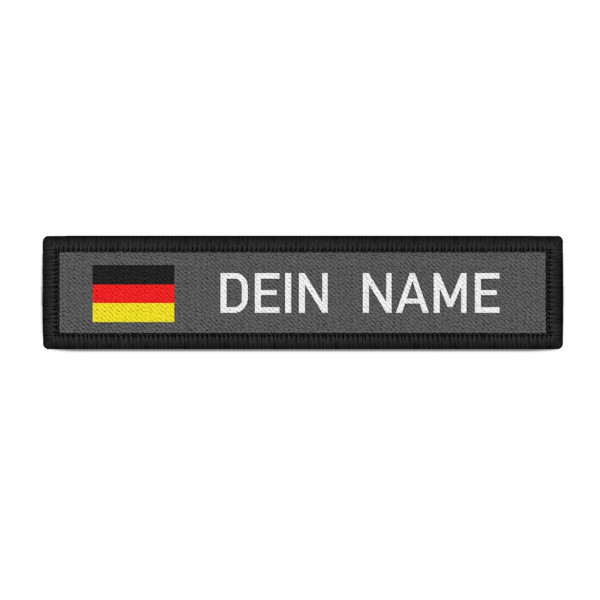 Deutschland Namenschild Patch mit Namen Bundeswehr Polizei Feuerwehr #24346