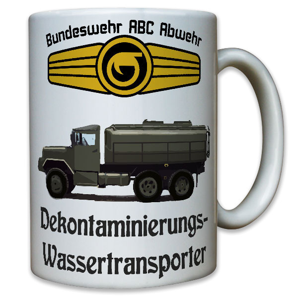 Bundeswehr Bw Abwehr Dekontaminierungs Wassertransporter - Kaffee #8783