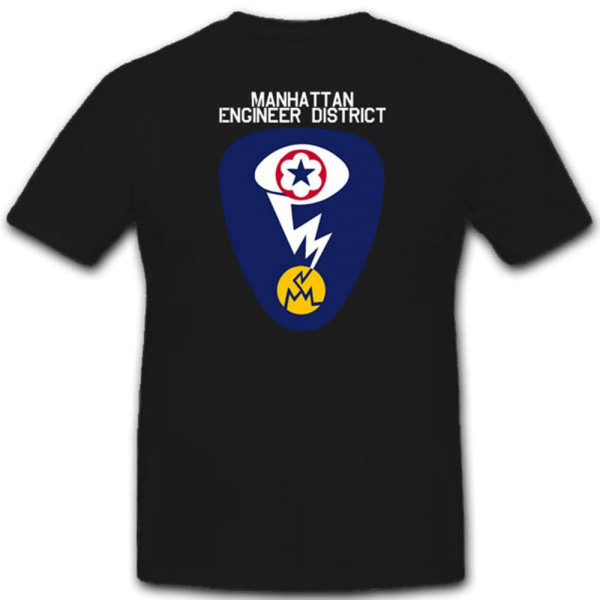 Wk Wappen Abzeichen Emblem Manhattan Engineer District - T Shirt #3079