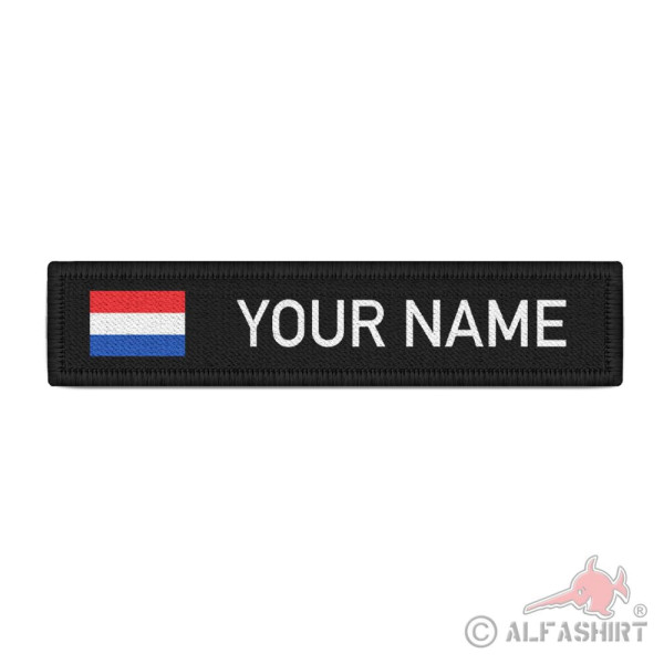 Namenspatch personalisiert Namenschild Niederlande Nederland Flagge Fahne #42132