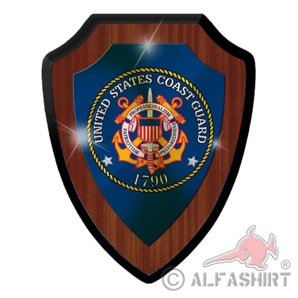 Wappenschild US Coast Guard USCG Küstenwache Vereinigten Staaten Behörde #38942