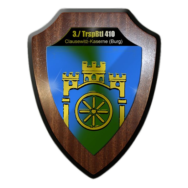 3 TrspBtl 410 Wappen Wandschild Transportbataillon Bundeswehr Militär #20363