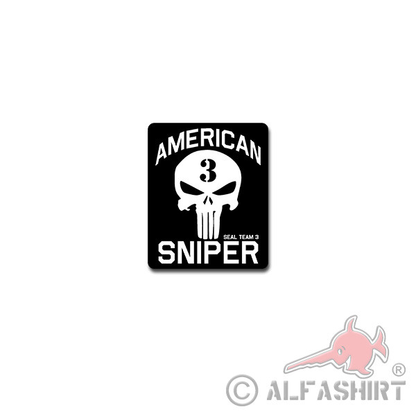 American Sniper TYP2 Aufkleber Sticker Scharfschütze Heckenschütze 6x7cm#A4242