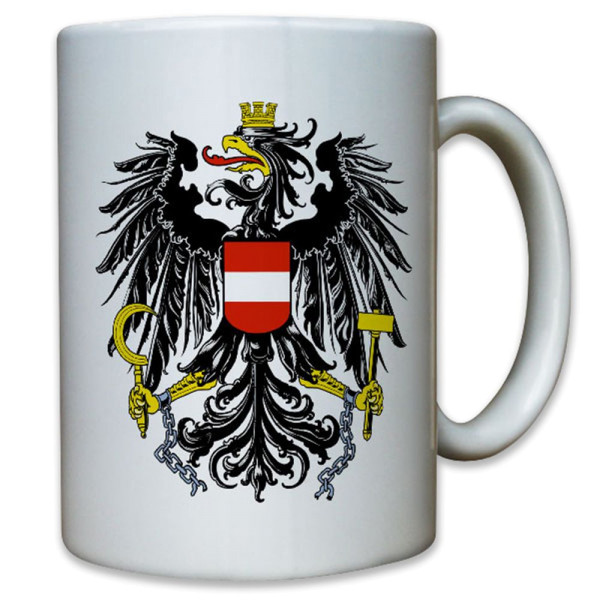 Austria Österreich Bundeswappen Adler Doppelkopfadler - Tasse #12919