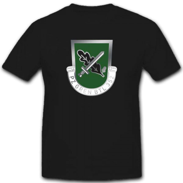 PzGrenBtl352 Panzergrenadierbataillon 352 Wappen Einheit Emblem - T Shirt #3539