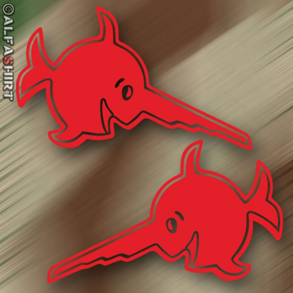 Sawfish 1 Swordfish U Boot 96 Tower Crests Marine Set Sticker 10cm # A216